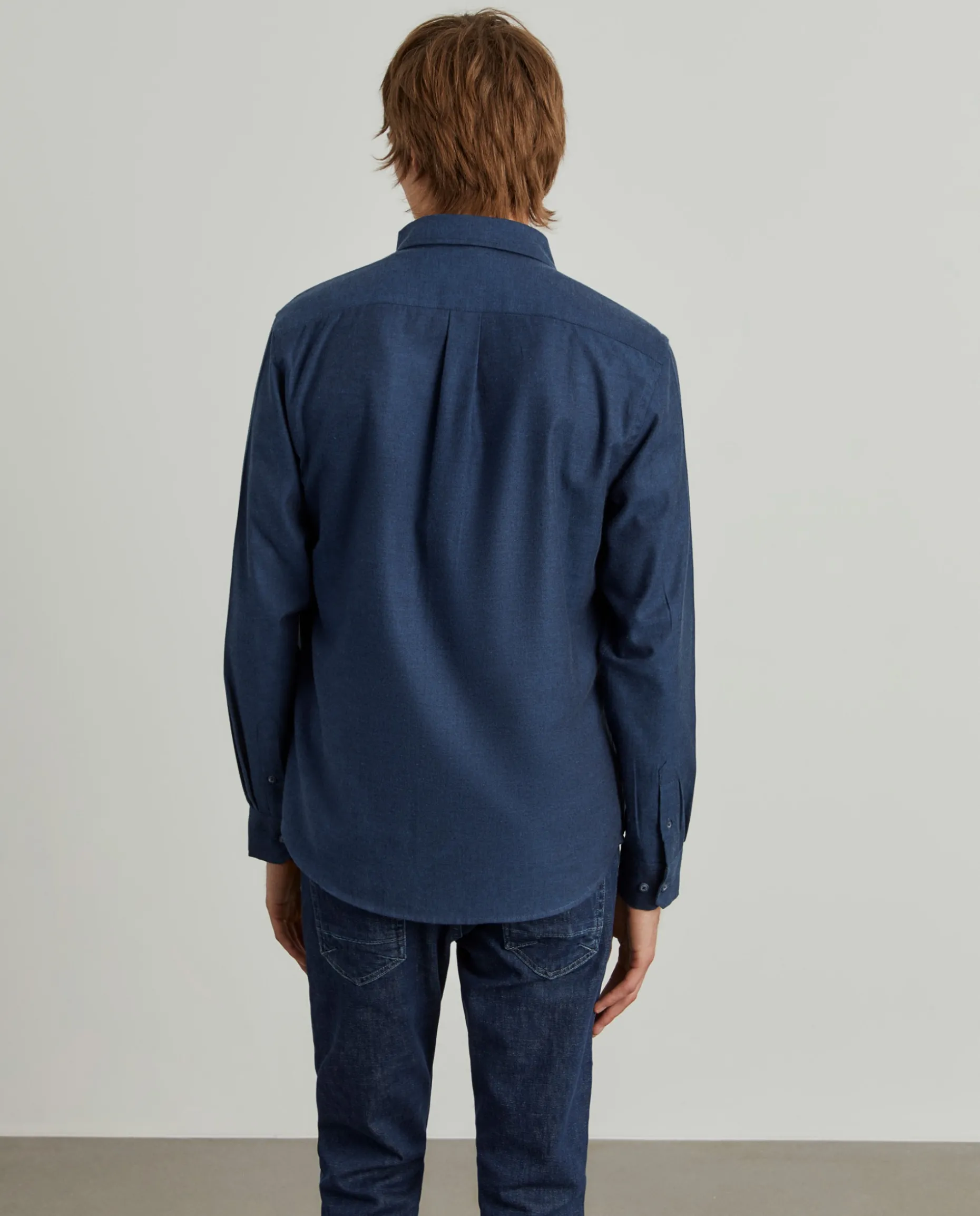 Camisa regular fit flanela