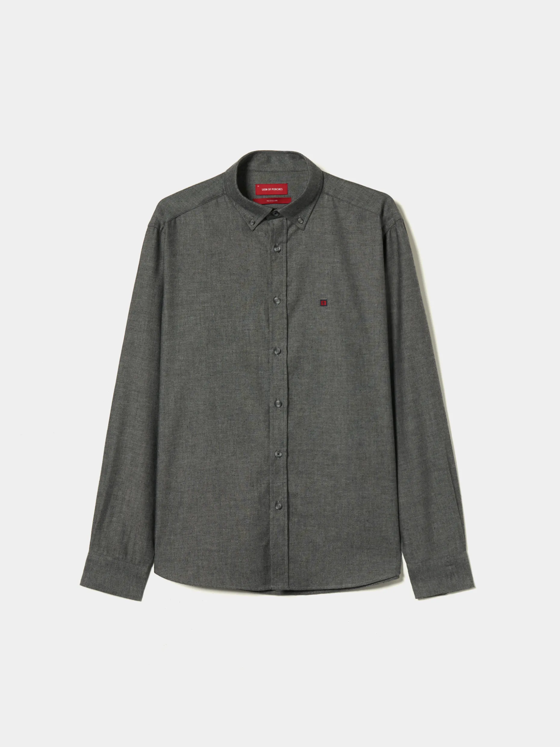 Camisa regular fit flanela