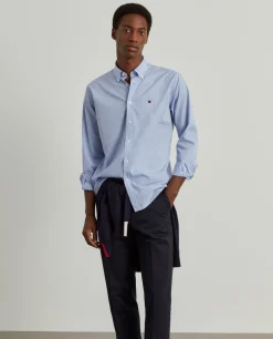 Camisa regular fit quadrados