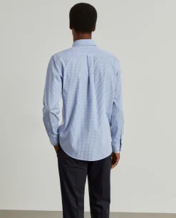 Camisa regular fit quadrados