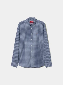 Camisa regular fit quadrados