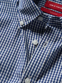 Camisa regular fit quadrados