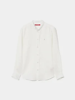 Camisa slim fit 100% linho