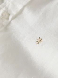 Camisa slim fit 100% linho