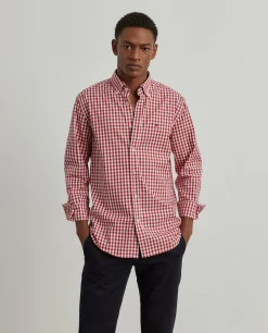 Camisa slim fit aos quadrados