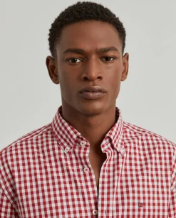 Camisa slim fit aos quadrados