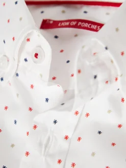 Camisa slim fit com leões