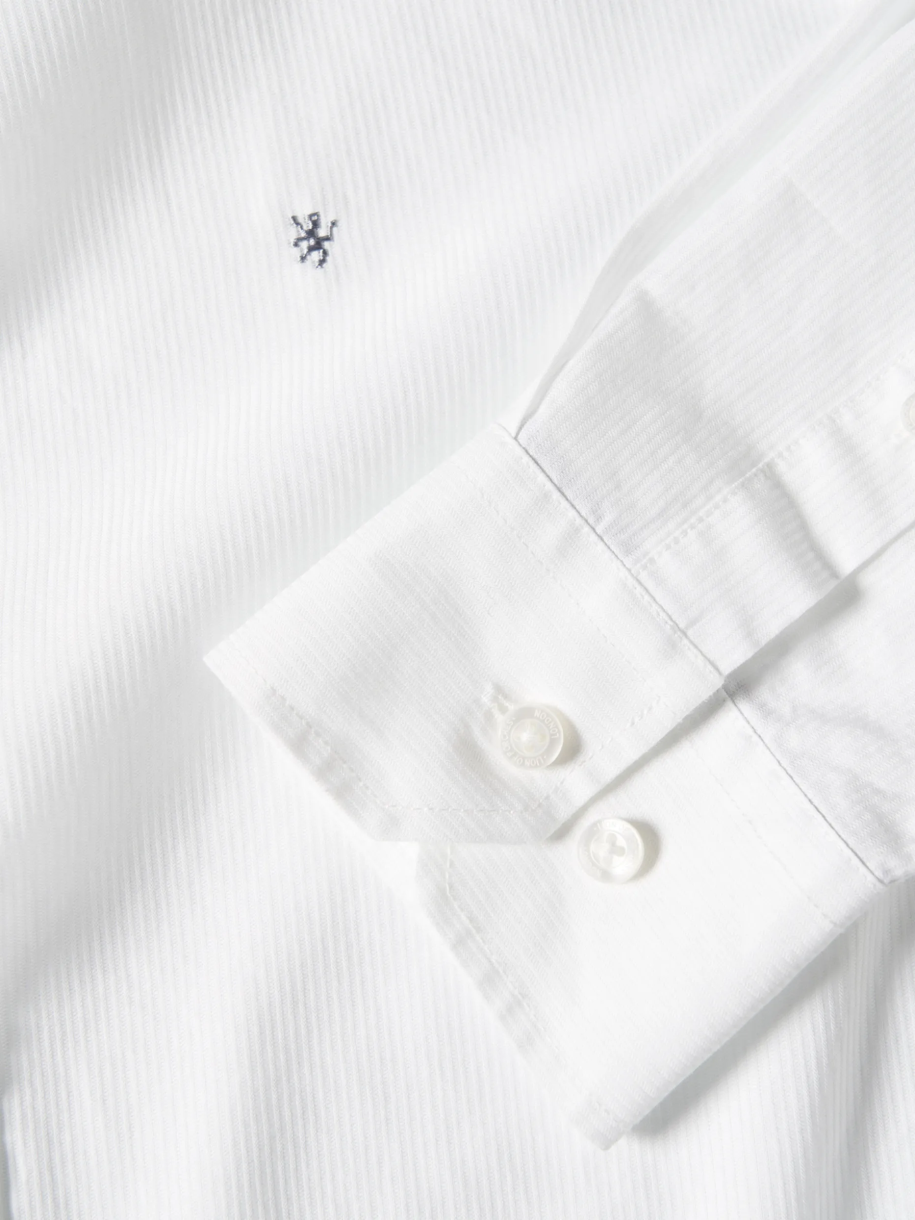 Camisa slim fit de algodão