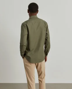 Camisa slim fit de algodão