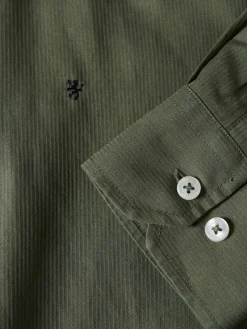 Camisa slim fit de algodão