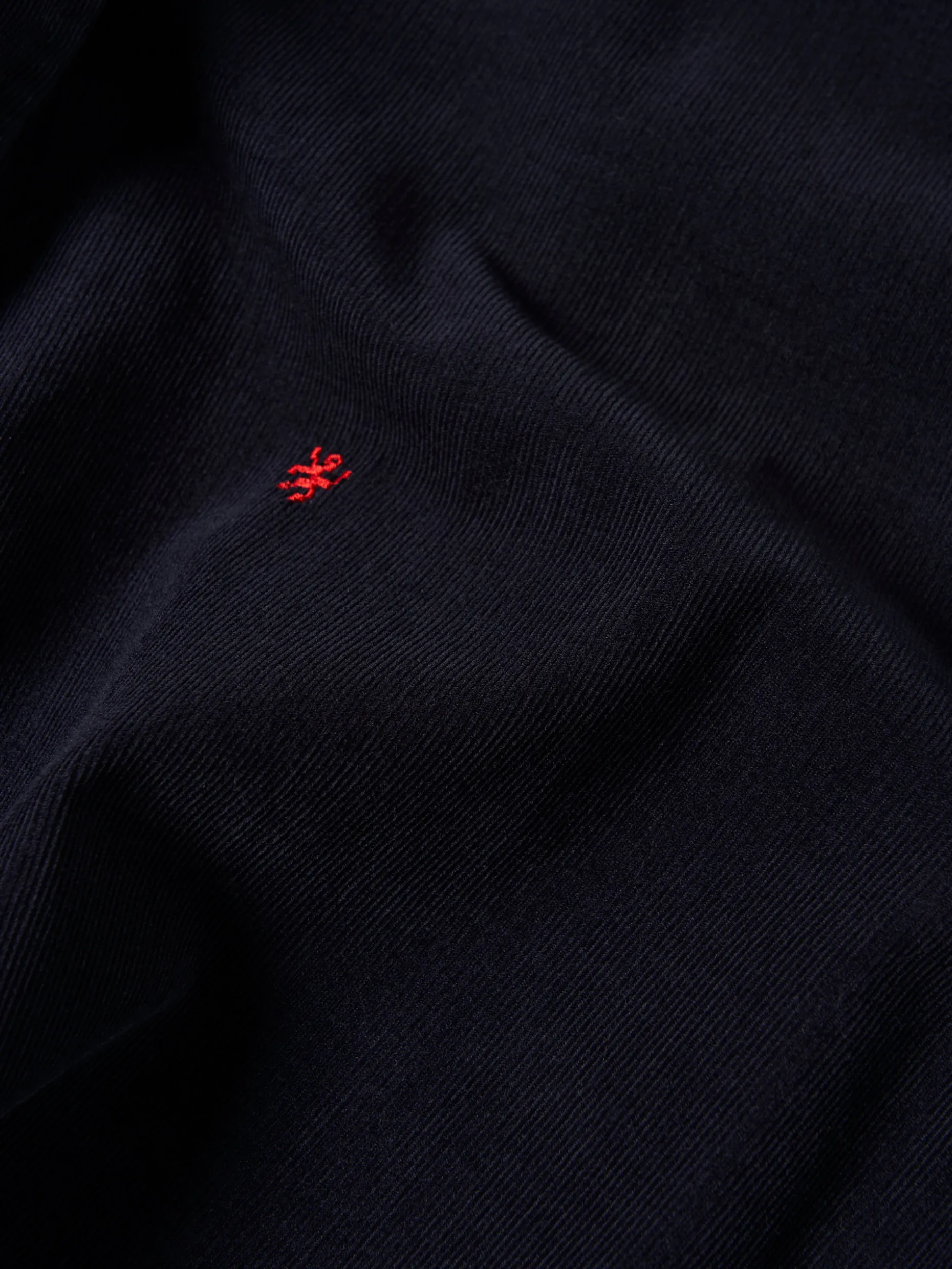 Camisa slim fit de bombazine