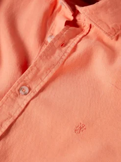 Camisa slim fit de manga curta