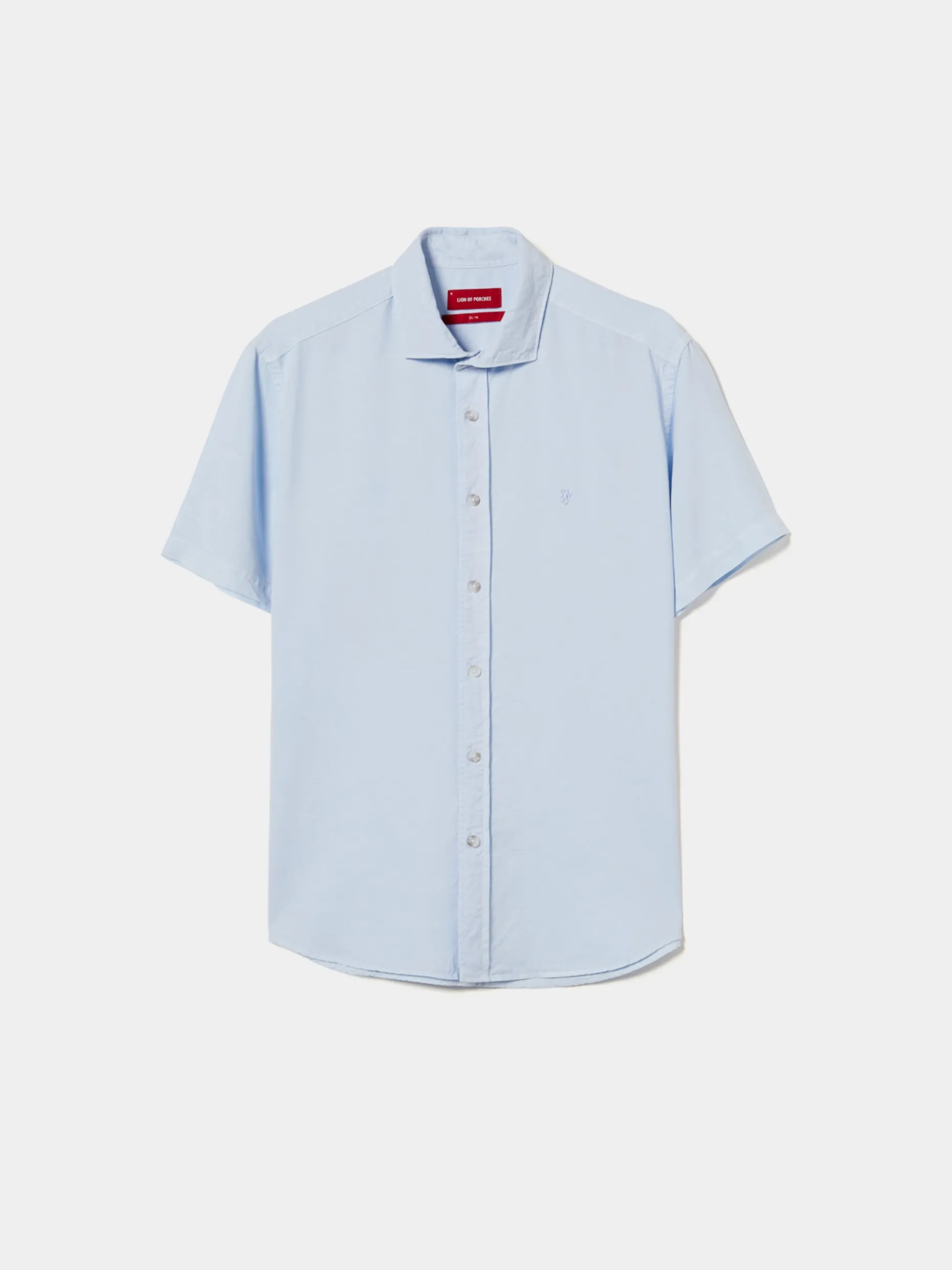 Camisa slim fit de manga curta