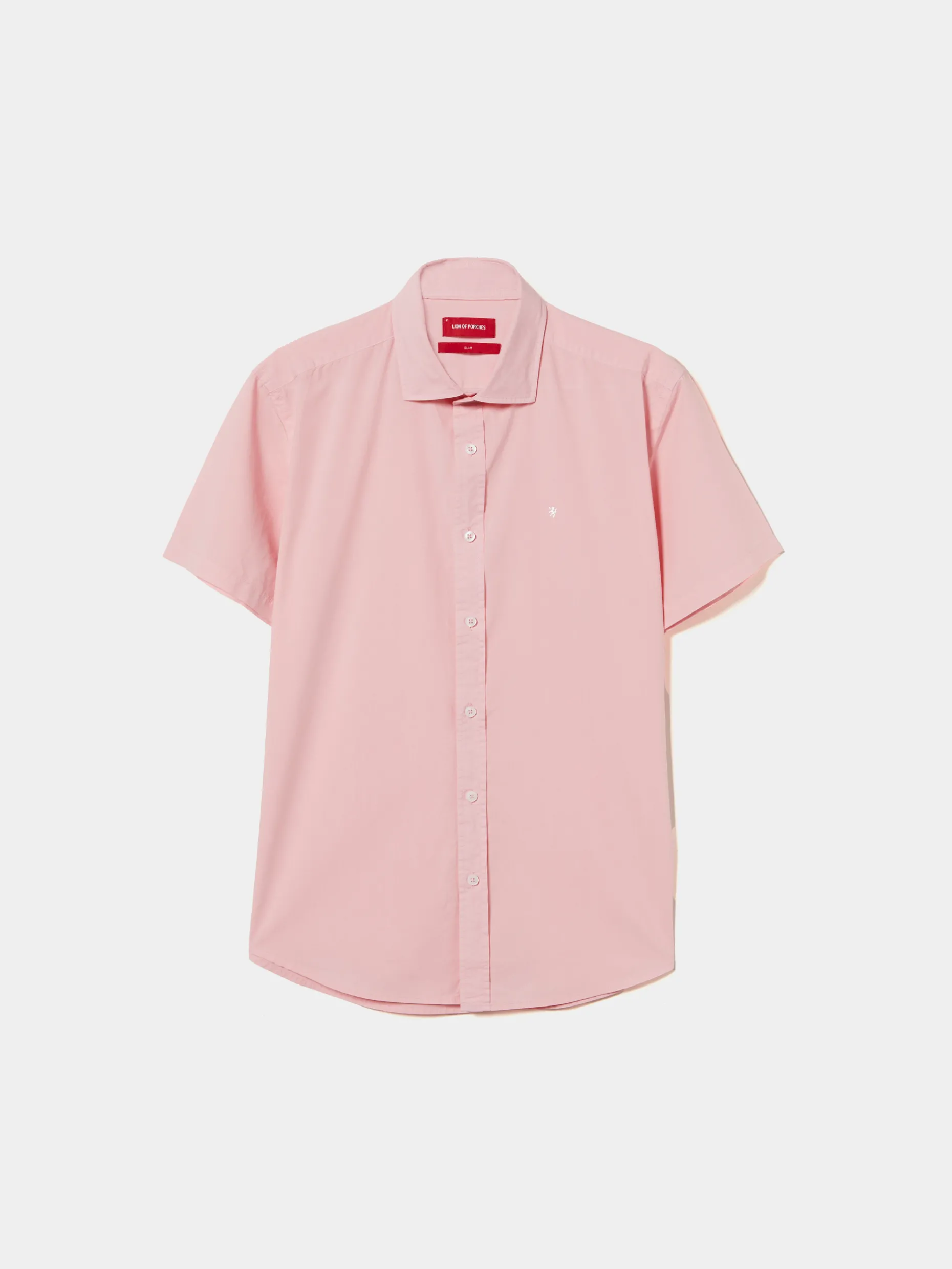 Camisa slim fit de manga curta