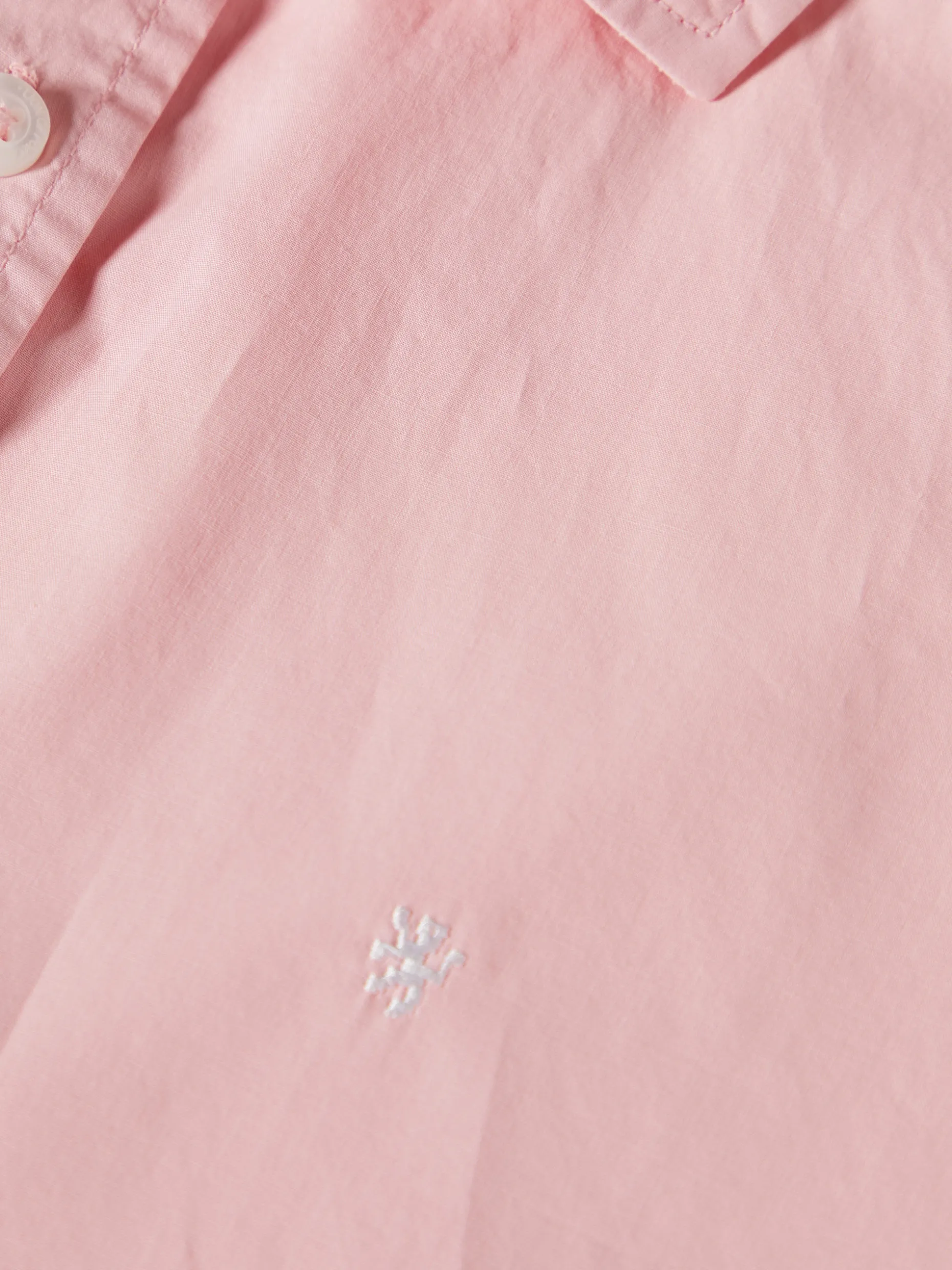 Camisa slim fit de manga curta