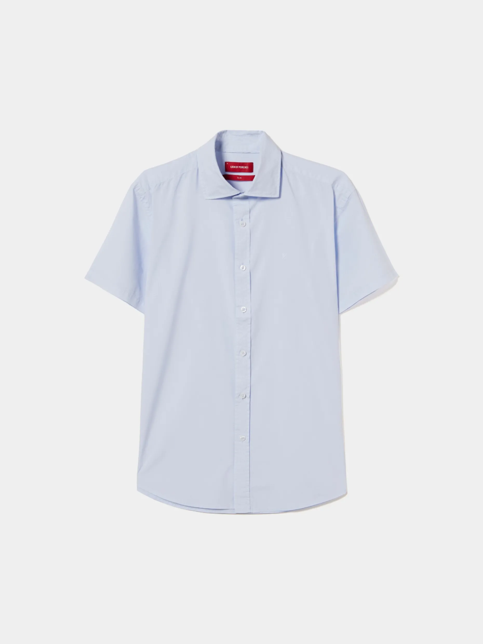 Camisa slim fit de manga curta