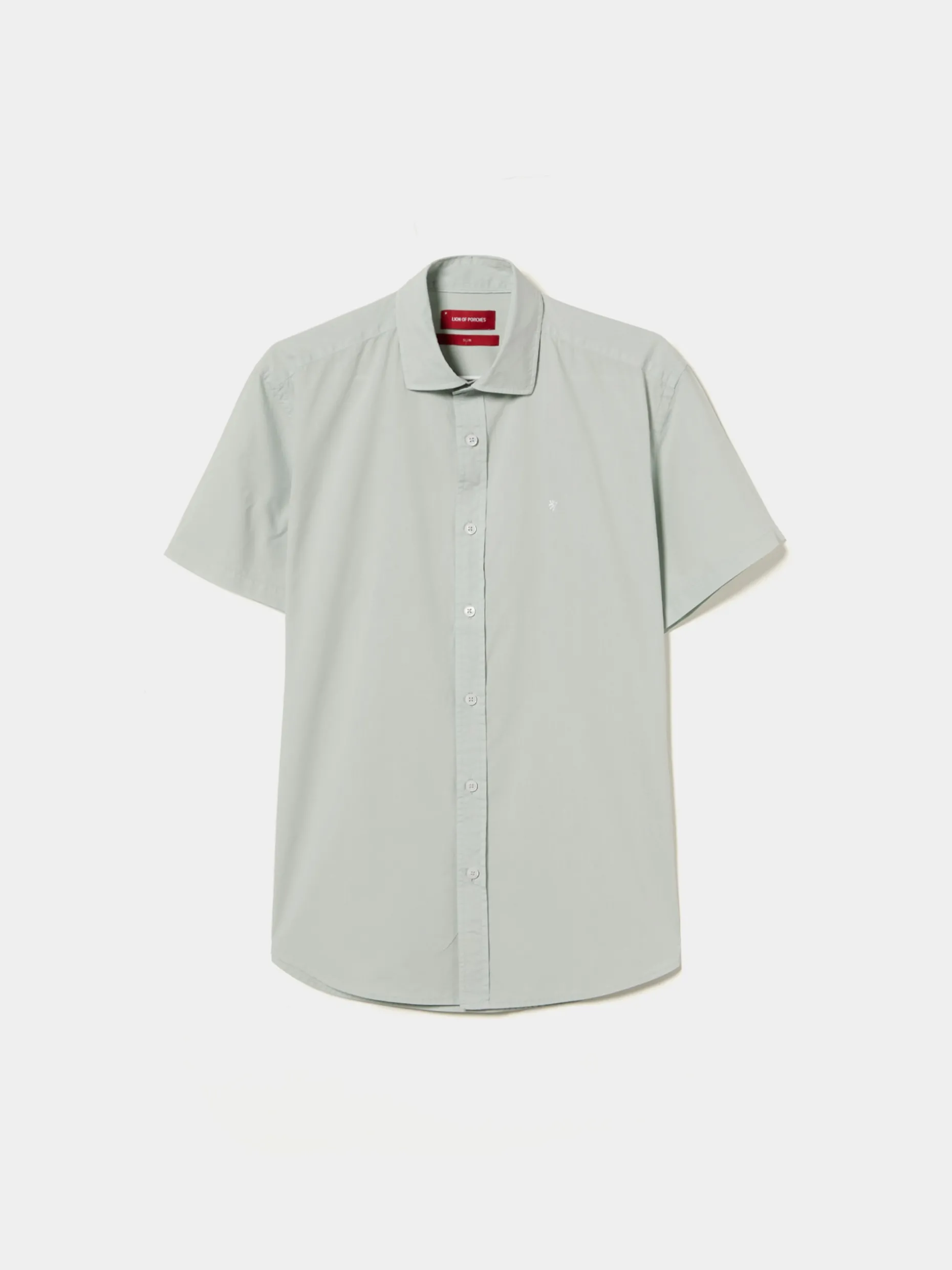 Camisa slim fit de manga curta