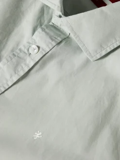 Camisa slim fit de manga curta