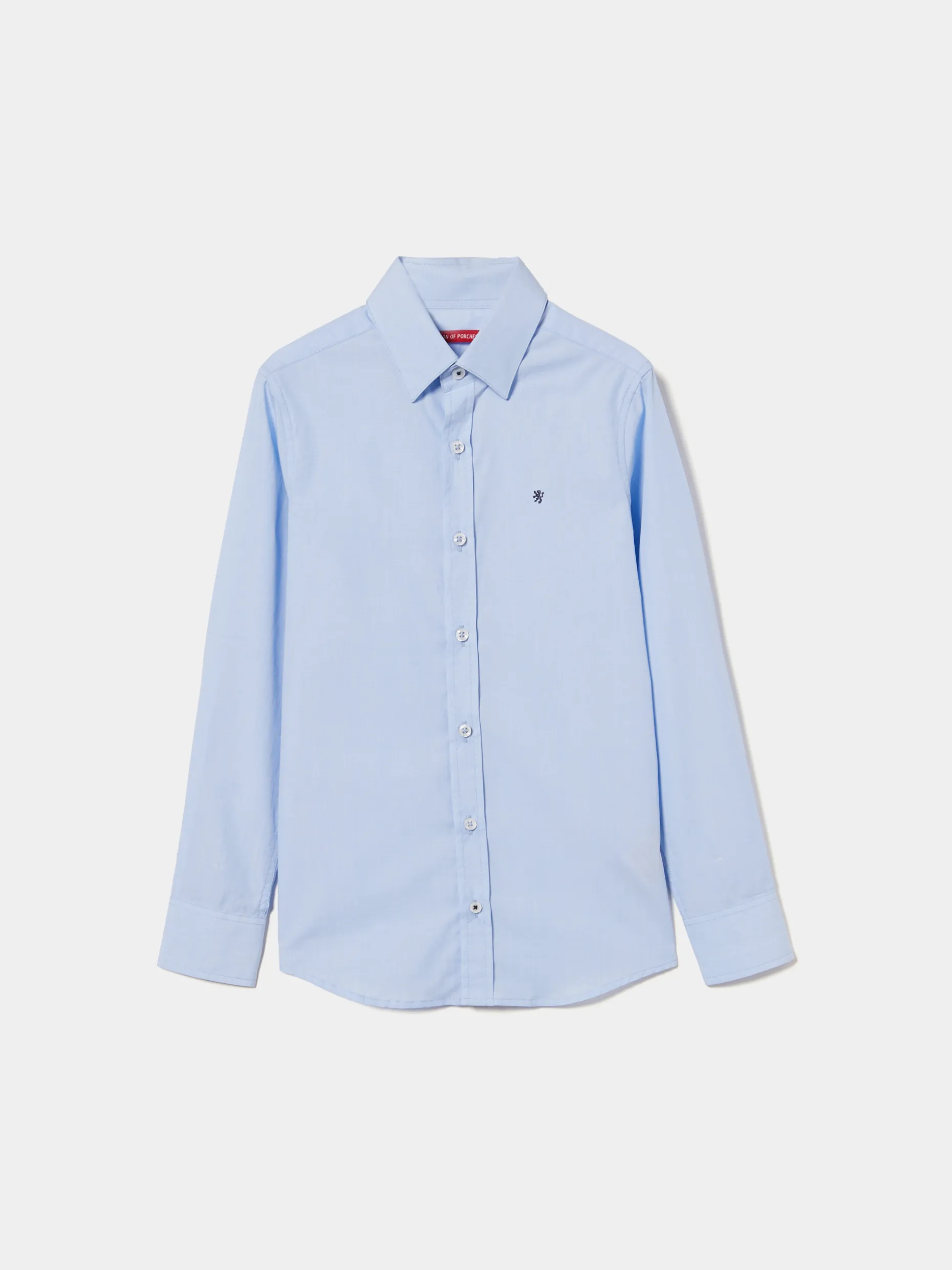 Camisa slim fit de popelina