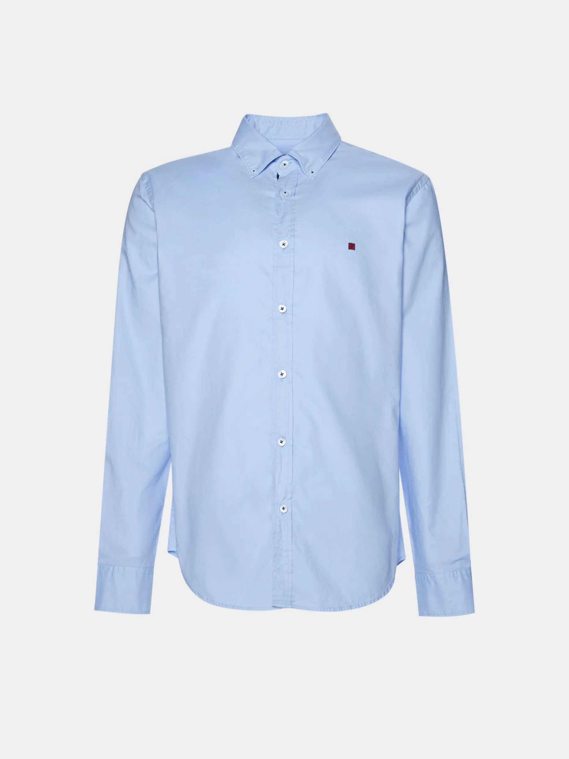 Camisa slim fit em algodão