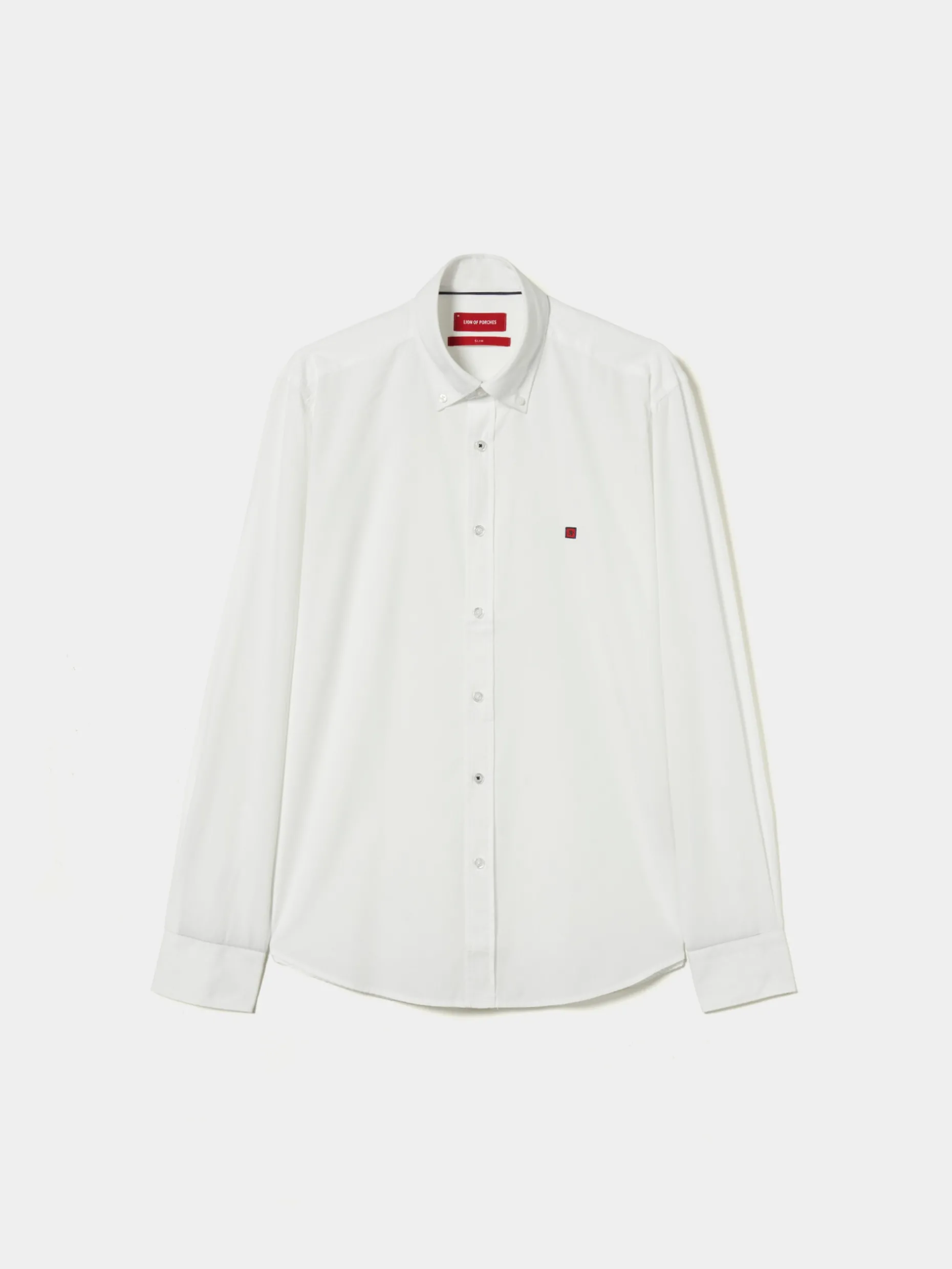 Camisa slim fit em popelina