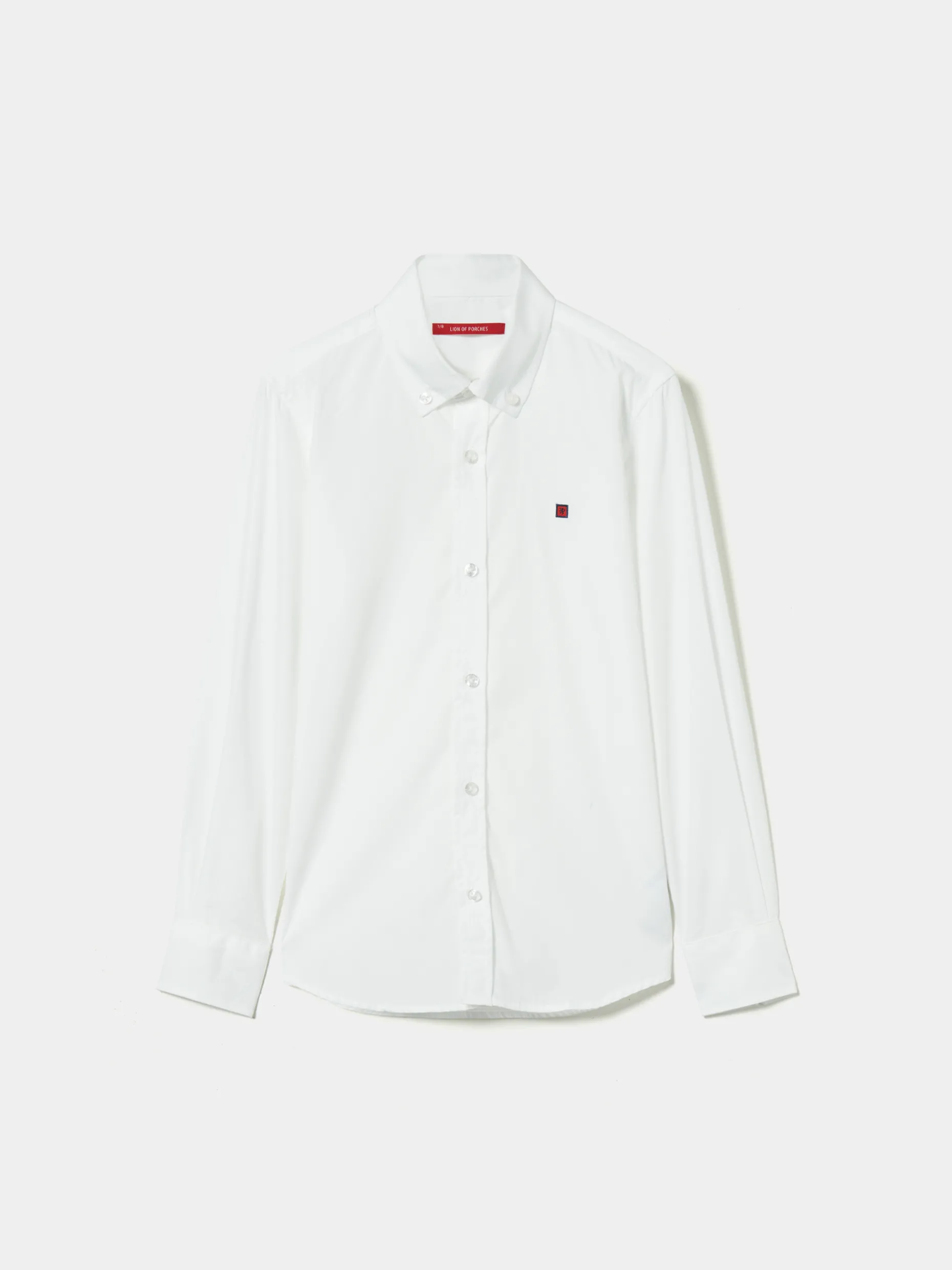 Camisa slim fit em popelina