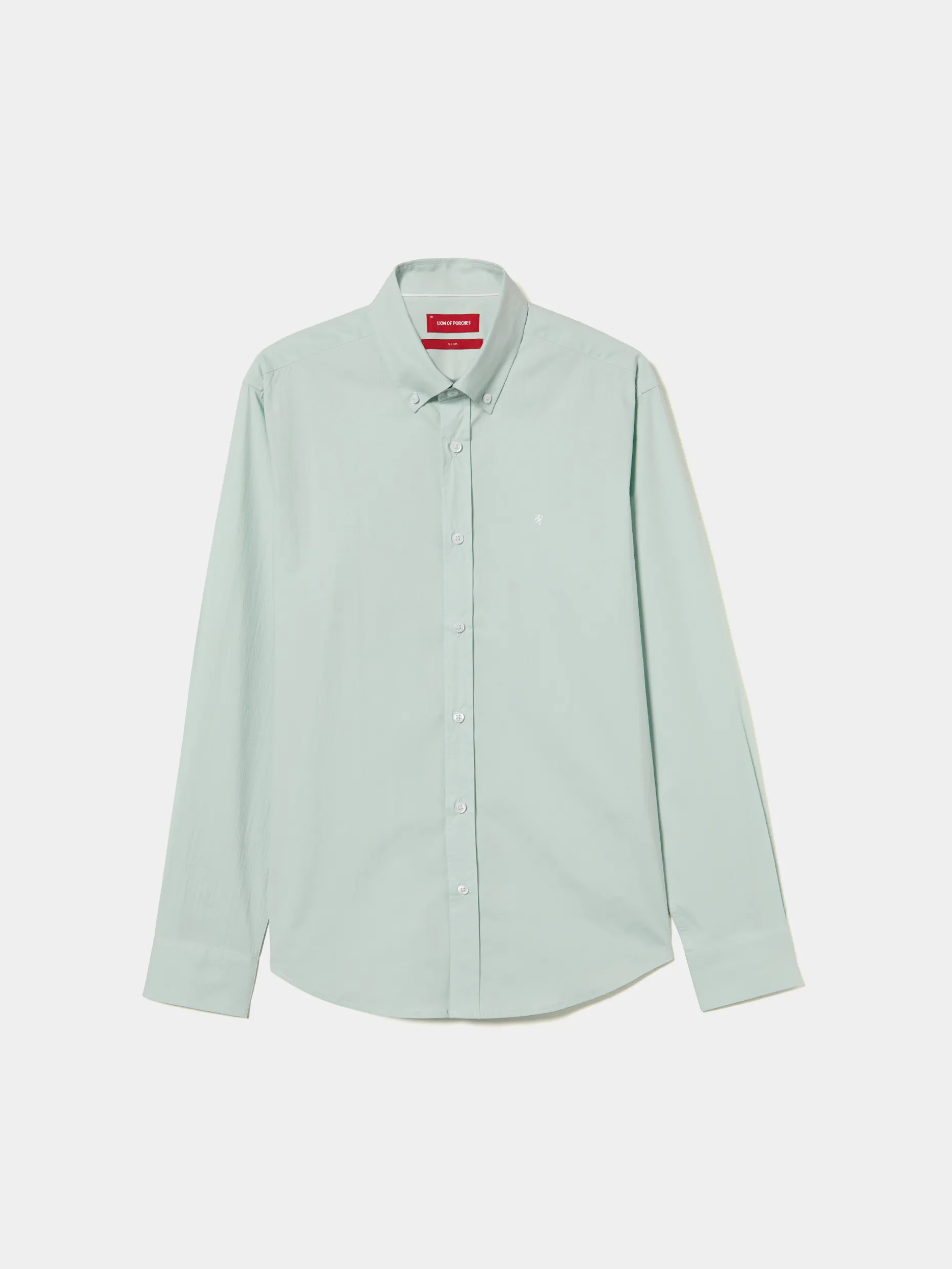 Camisa slim fit em popelina