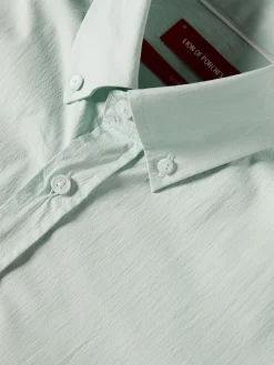 Camisa slim fit em popelina