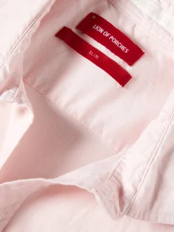 Camisa slim fit em tecido oxford