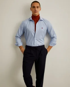 Camisa Slim Fit em tecido oxford