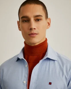 Camisa Slim Fit em tecido oxford