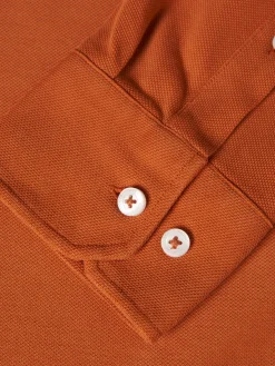 Camisa slim fit piqué