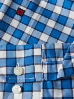 Camisa slim fit quadrados