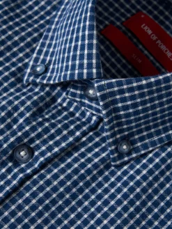 Camisa slim fit quadrados