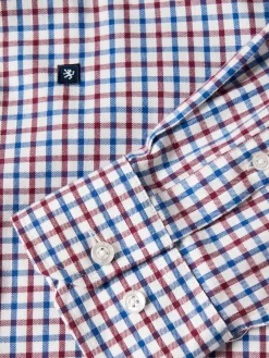 Camisa slim fit quadrados