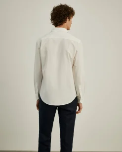 Camisa slim fit seersucker