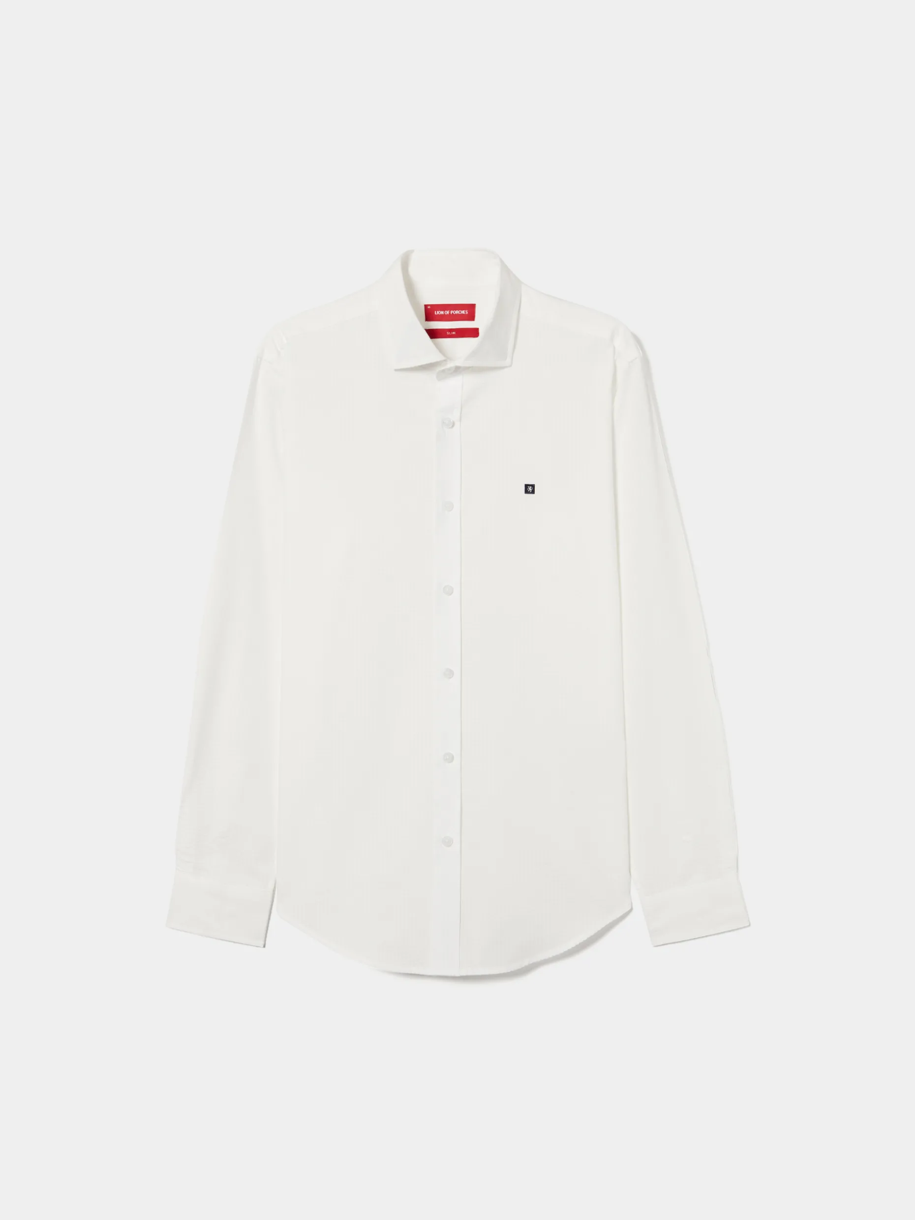 Camisa slim fit seersucker