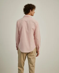 Camisa slim fit seersucker