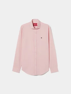 Camisa slim fit seersucker