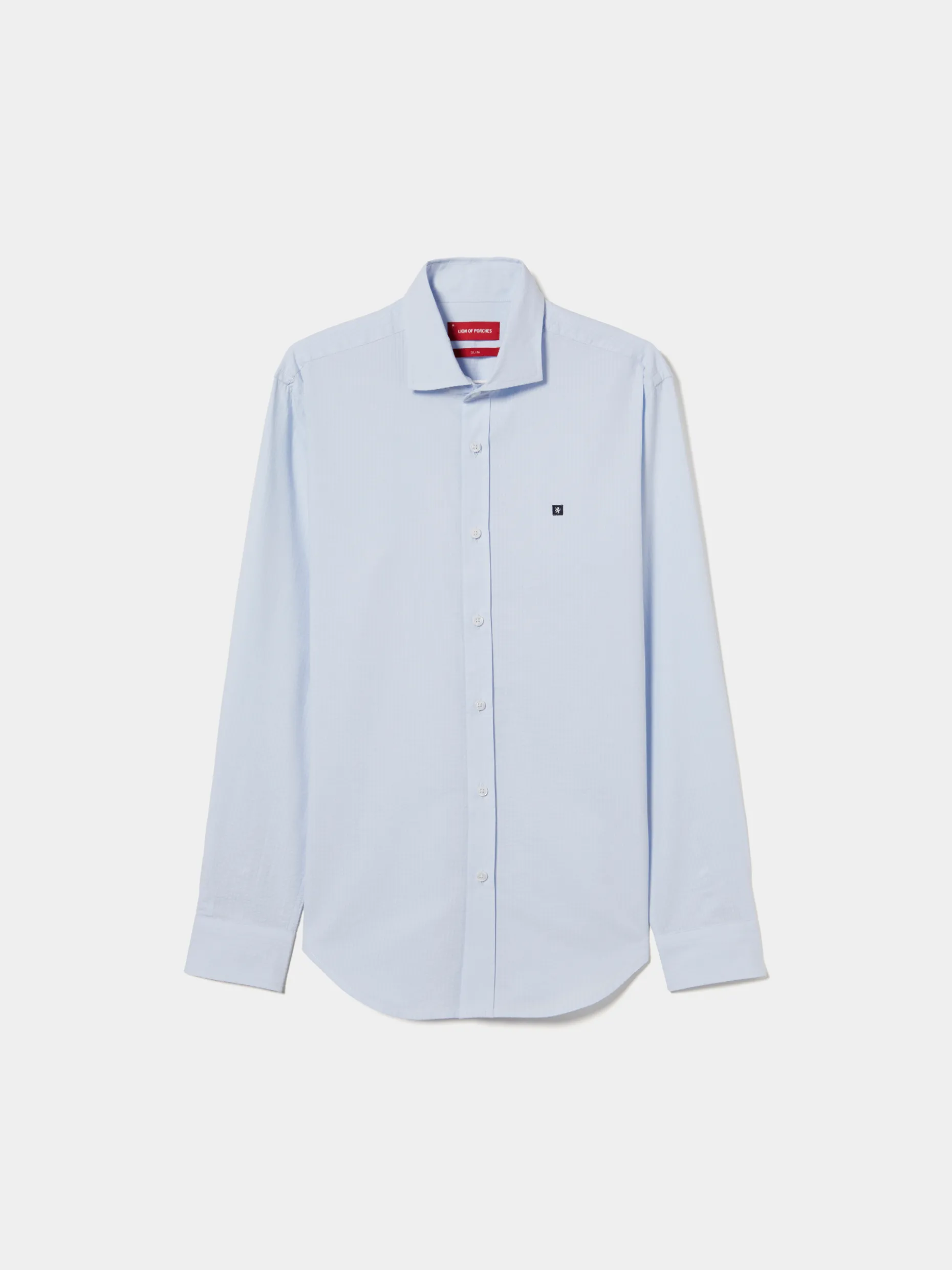 Camisa slim fit seersucker