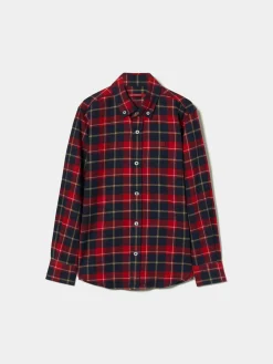 Camisa xadrez em algodão