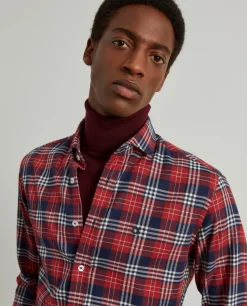 Camisa xadrez slim fit