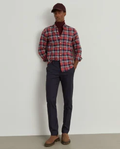 Camisa xadrez slim fit