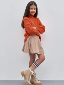 Camisola assimétrica de gola alta