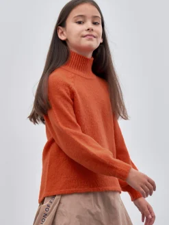 Camisola assimétrica de gola alta