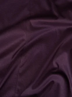 Camisola bordeaux com manga abalonada