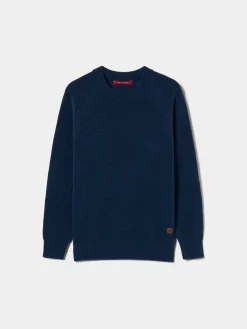 Camisola chenille manga comprida