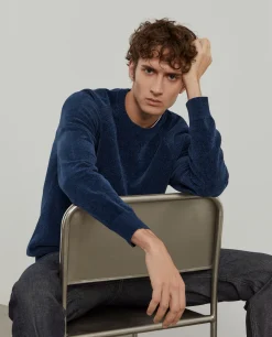 Camisola chenille manga comprida