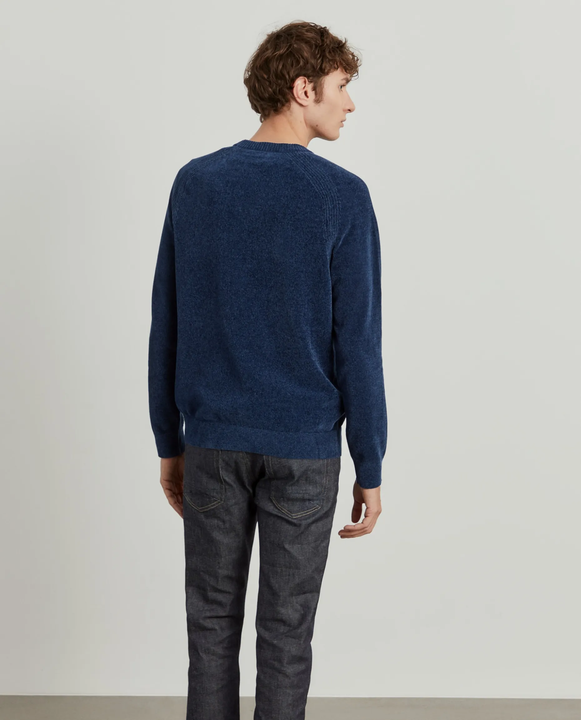 Camisola chenille manga comprida