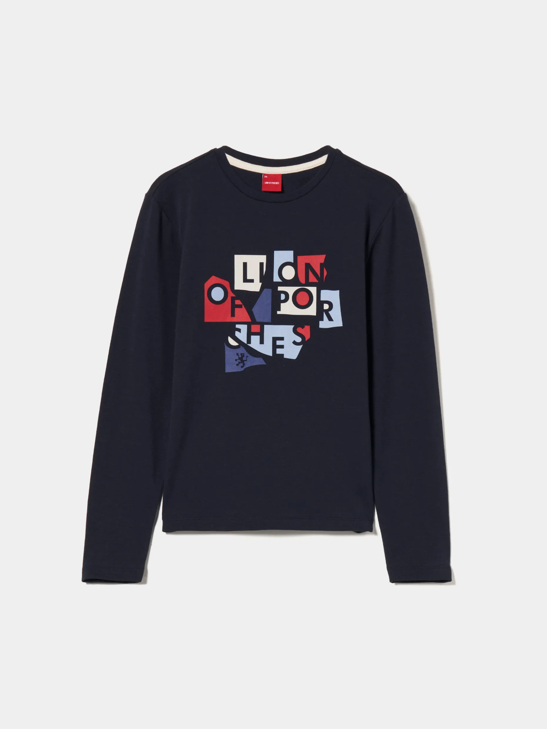 Camisola com estampado da marca